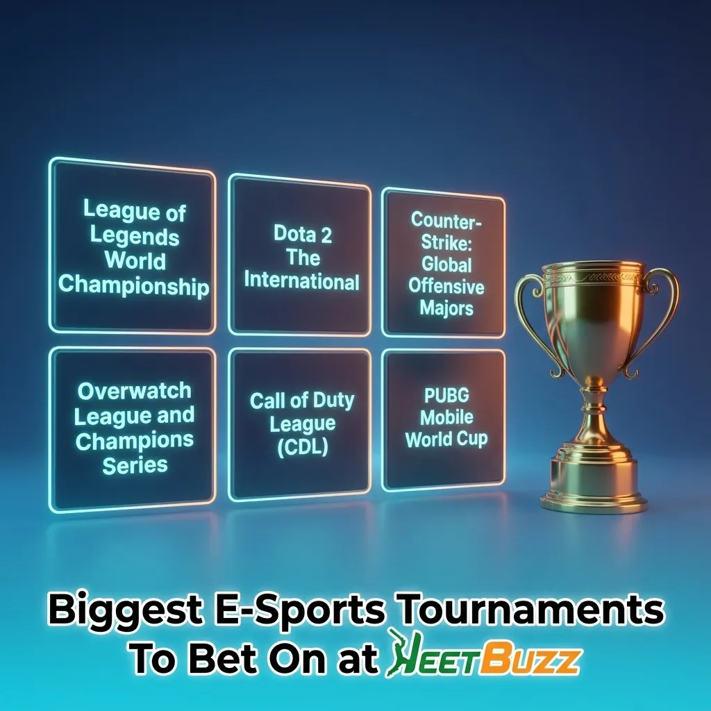 Jeetbuzz esports betting banner highlighting major tournaments for Dota 2, CS2, LoL, Valorant, SC2, MLBB, and PUBG Mobile