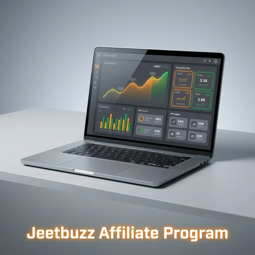Jeetbuzz Affiliate Program banner highlighting commissions for referring new players to a licensed betting site