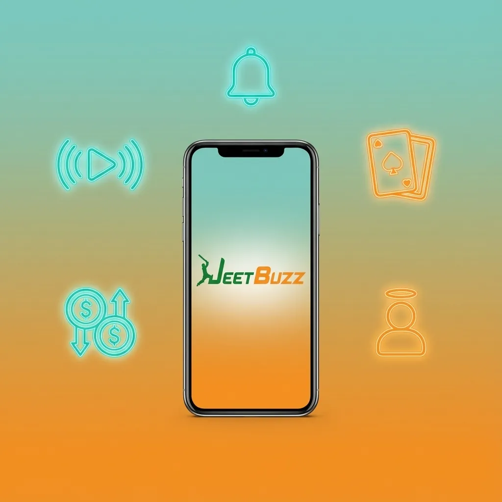 Jeetbuzz mobile app interface showing live cricket odds, casino games, and PKR balance for Pakistan users