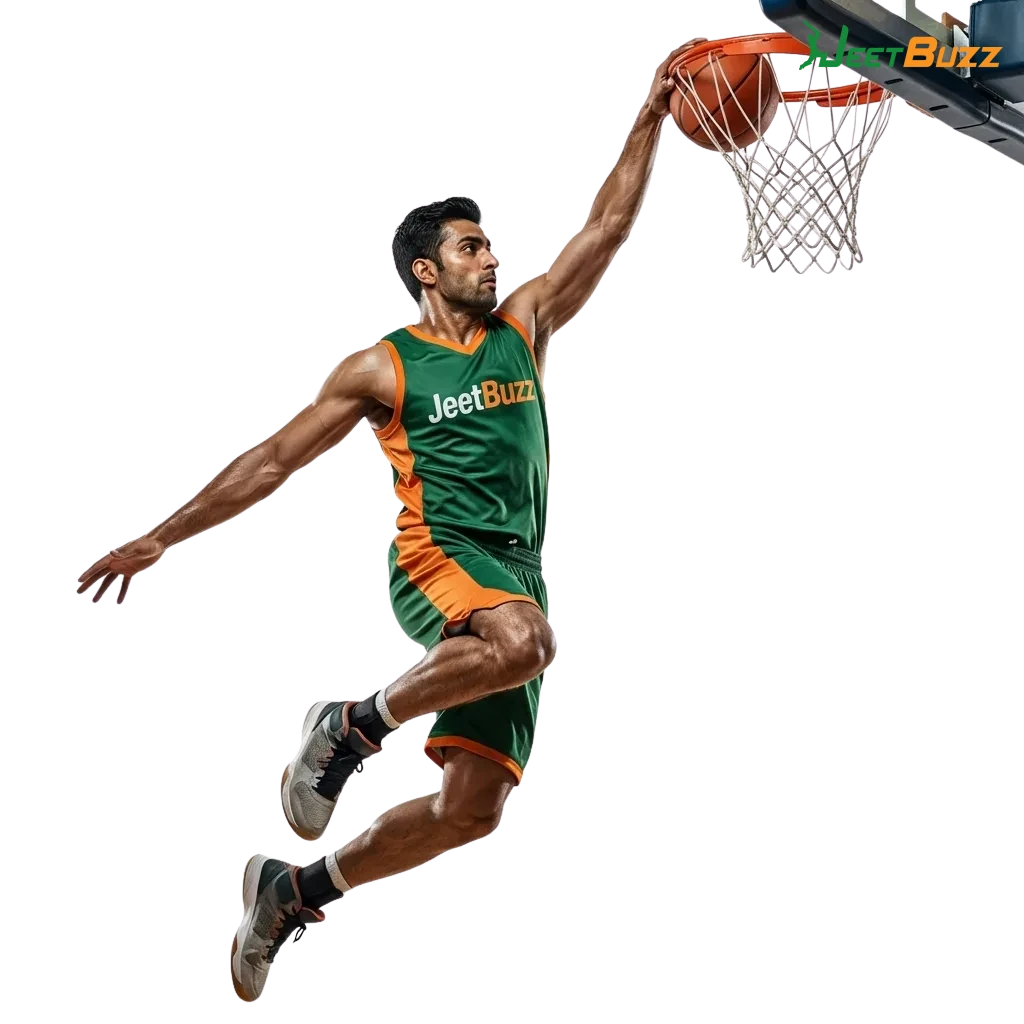 Jeetbuzz basketball betting interface showing live odds, markets, and bonuses for Pakistani users on mobile and desktop