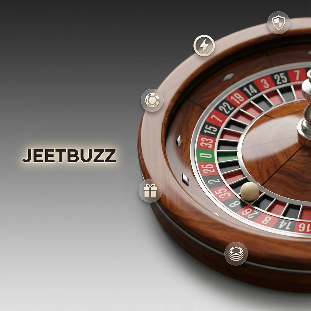 Illustrated Jeetbuzz casino interface highlighting local payments, mobile app, bonuses, and responsible gambling tools