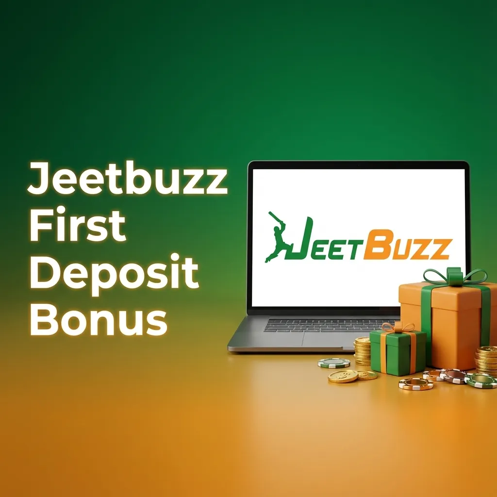 Jeetbuzz promo banner showing 100% first deposit bonus up to 10,000 PKR for new Pakistan players
