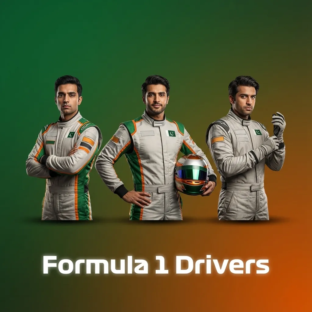 Table listing 2025 Formula 1 teams, their two main drivers, and sample Jeetbuzz outright championship odds.