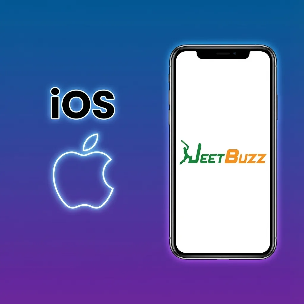 iPhone screen showing Jeetbuzz website added to home screen as an app-style icon for quick betting access