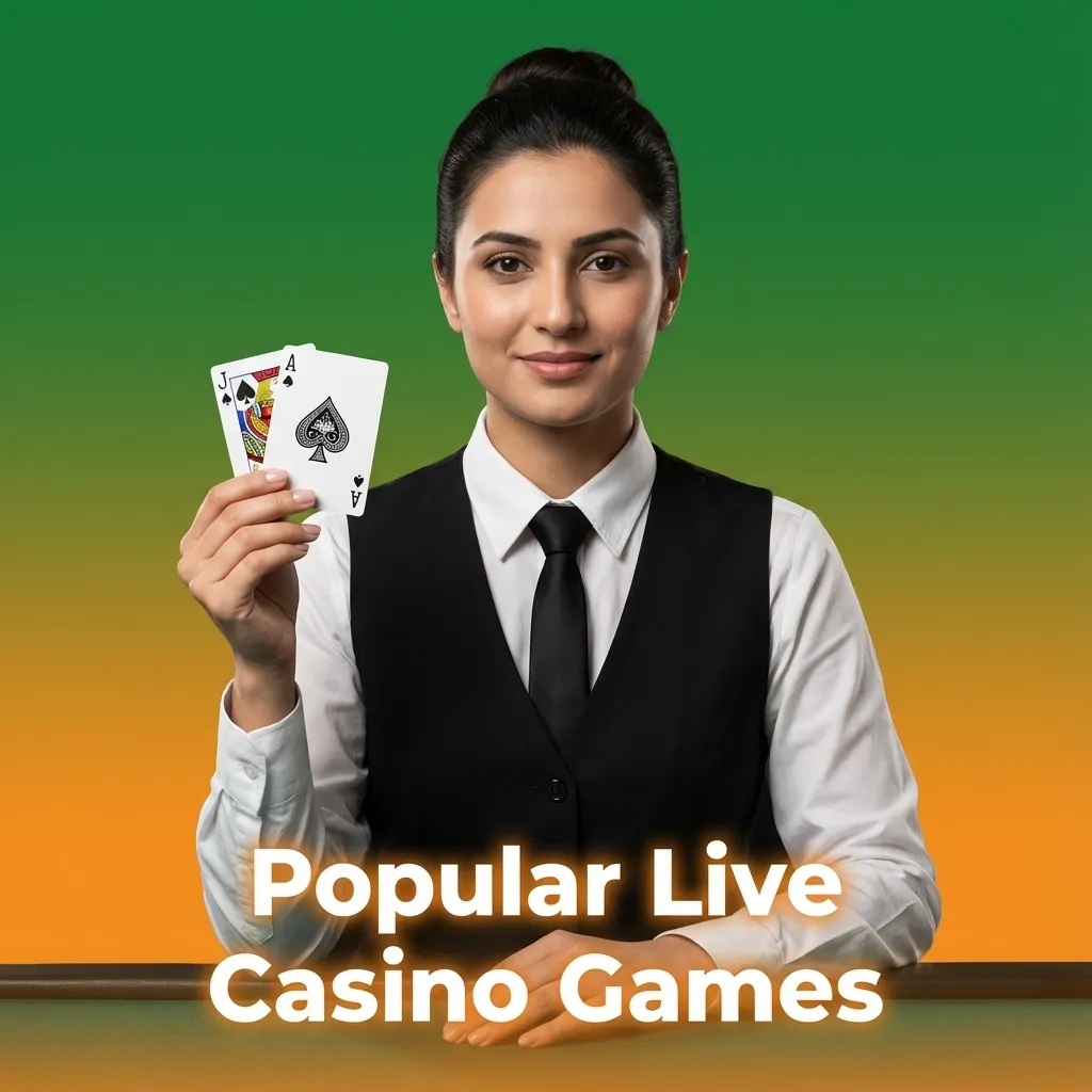 Collage of live casino tables showing roulette, baccarat, blackjack, Teen Patti, Andar Bahar, and colorful money wheels.