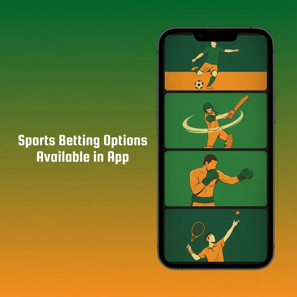 Mobile app screen showing Jeetbuzz sports betting options with cricket, football, tennis, kabaddi, esports and more
