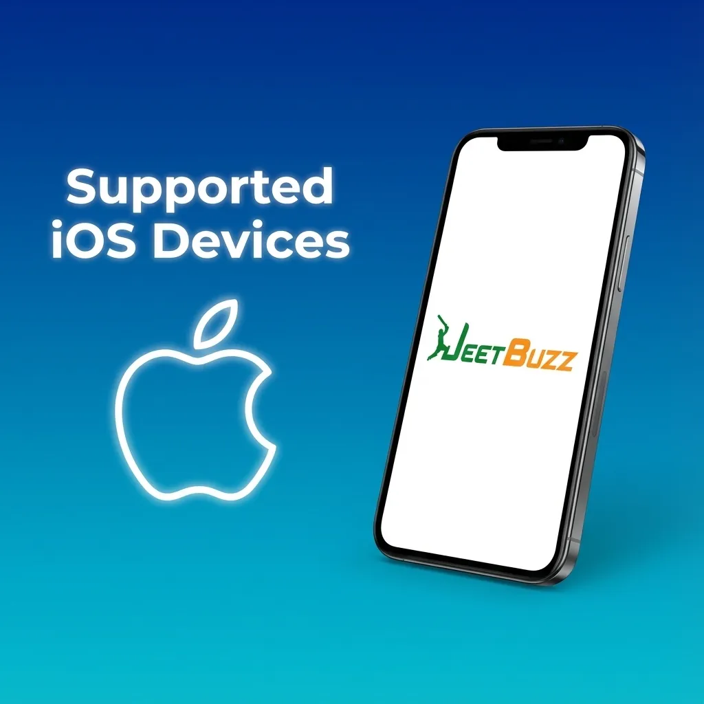 Illustration of supported iPhone and iPad models for running Jeetbuzz on recent iOS devices in Pakistan