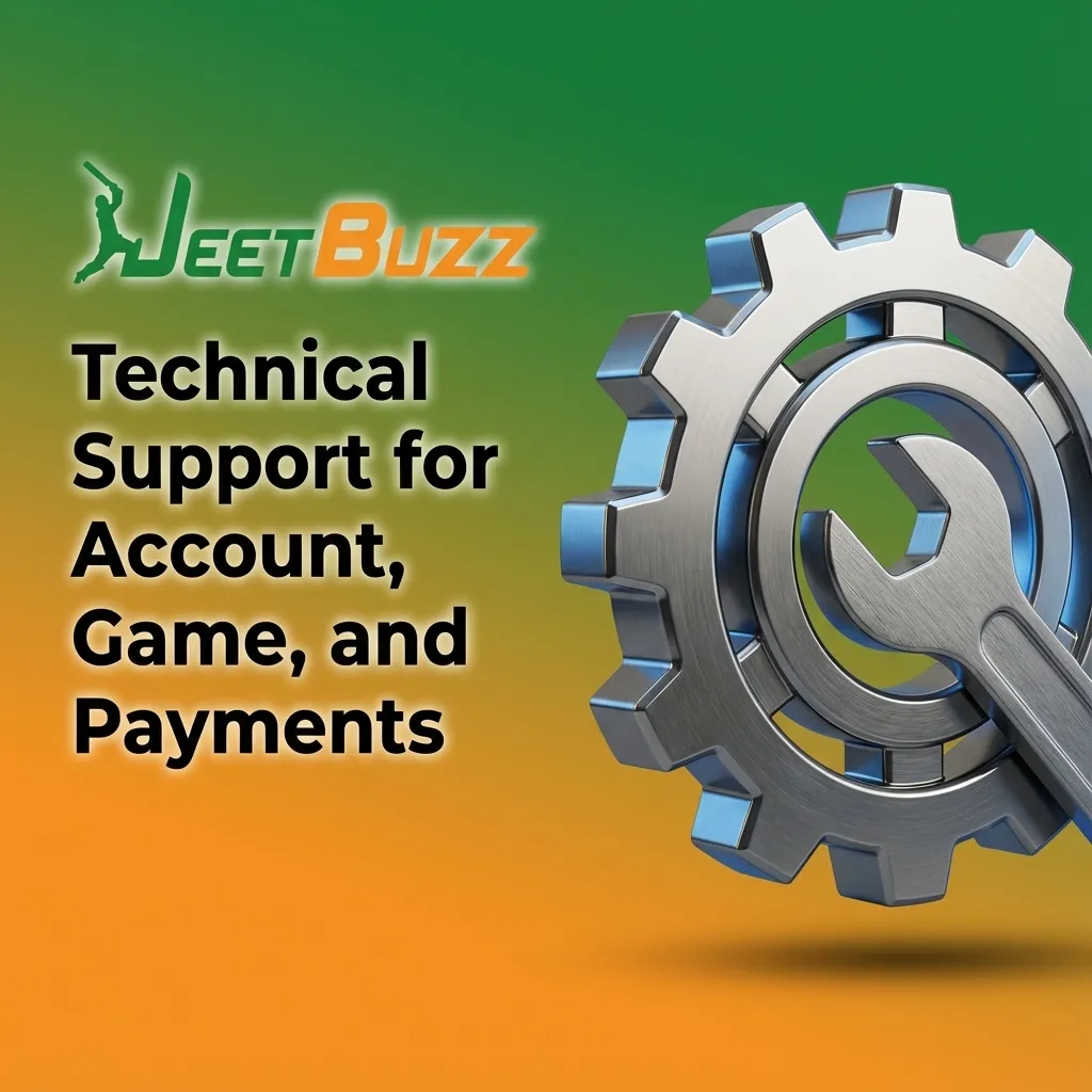 Illustration of users contacting technical support for login, game, and payment issues via chat, email, and phone